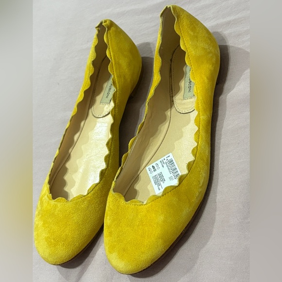 Suede Fabio Rusconi scalloped Ballet flats - Picture 6 of 13